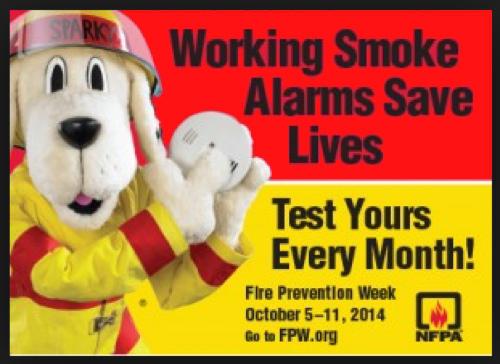 It's Fire Prevention Week - Check Your Smoke Detector