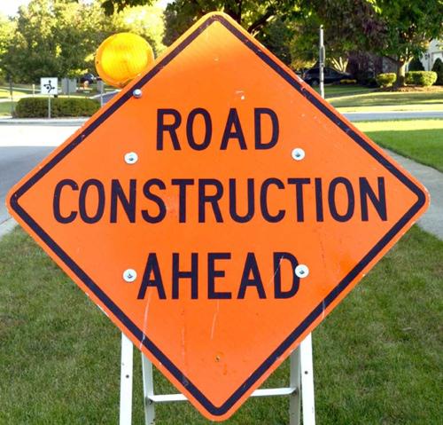 Route W & Z Reduced for Pavement Repairs