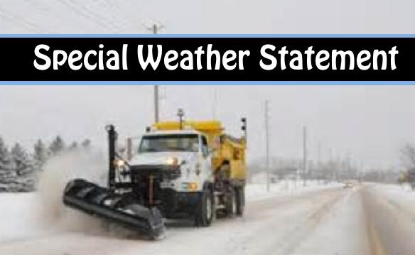 Special Weather Statement Issued - SNOW!