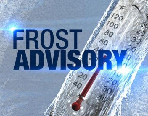 Frost Advisory for Stoddard County