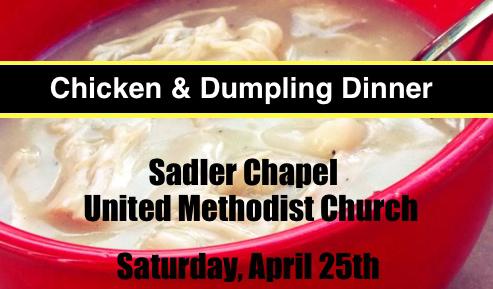 Sadler Chapel Annual Chicken & Dumpling Dinner