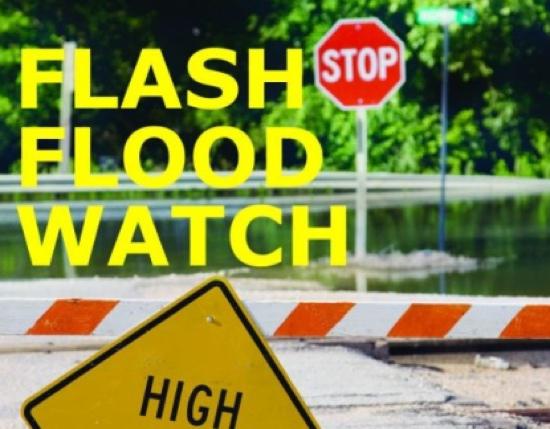 Flash Flood Watch Extended Through Saturday