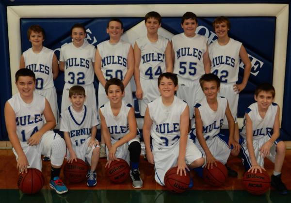 2016 Bernie Elementary 6th Grade Basketball Team