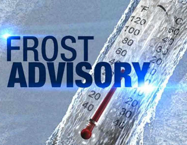 Frost Advisory Issued for Stoddard County