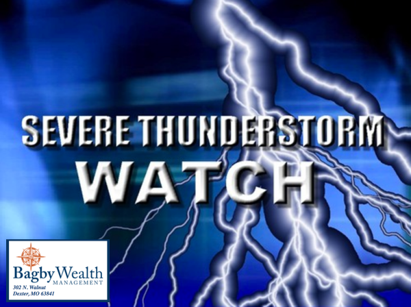 Severe Thunderstorm Watch in Effect Until 5 a.m.