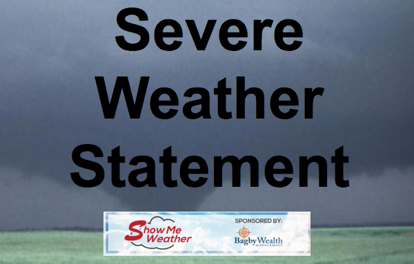 Severe Weather Statement Issued