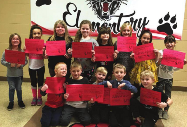 Southwest Elementary First Graders Earn Positive Office Referral Awards