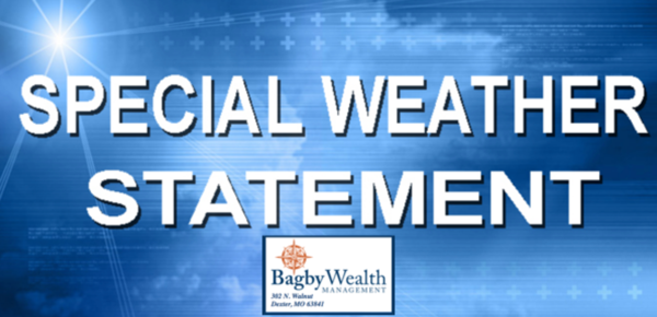 Special Weather Statement issued for Stoddard County Until 5 p.m. Wednesday