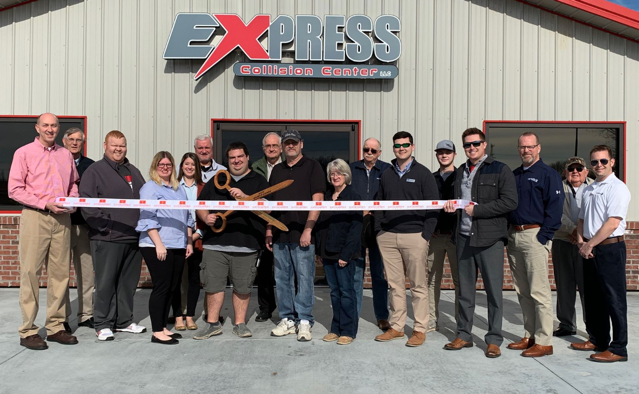 Express Collision Center Held a Ribbon Cutting to Celebrate Opening