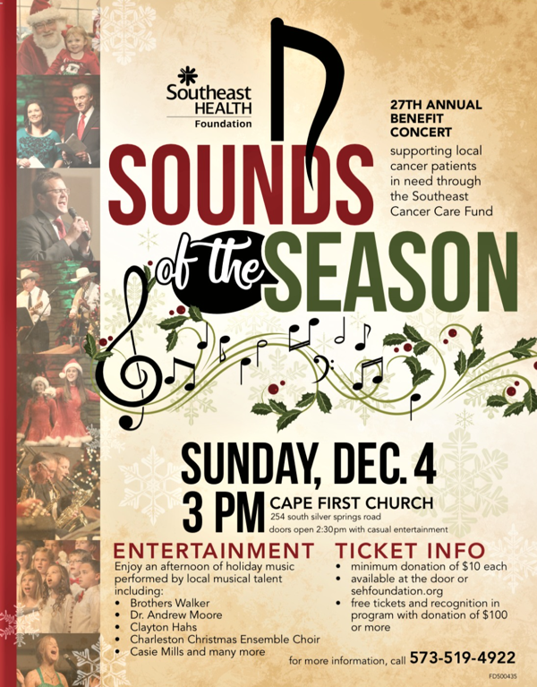 27th Annual Sounds of the Season Benefit Concert