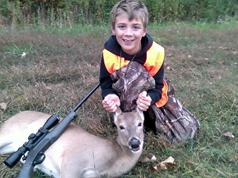 Kincy Gets His First Deer Sunday