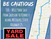100-Mile Yard Sale Kicks Off This Week; Drivers Urged To Use Caution