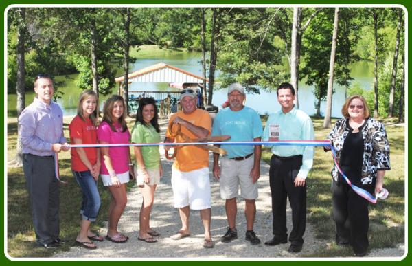 Ribbon-Cutting Celebration At Boat House