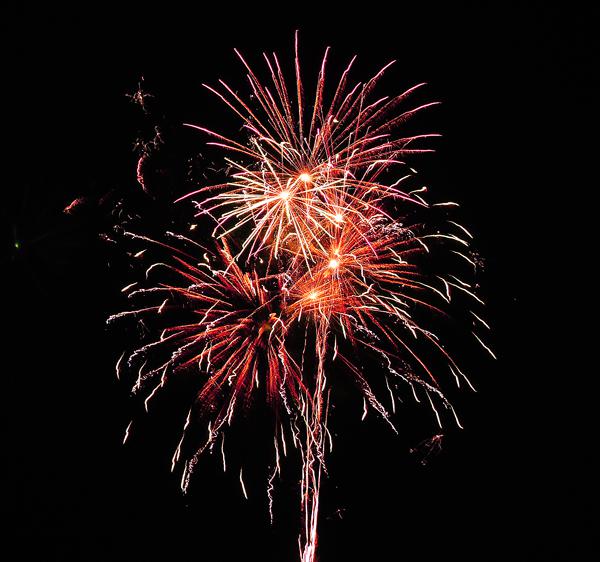 Fireworks Usher In Independence Day