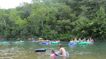 Thousands Cool Off at Current River
