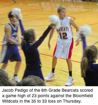 Bearcats Split with Middle School Wildcats