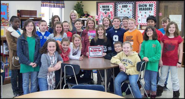Class Earns Reading Rewards