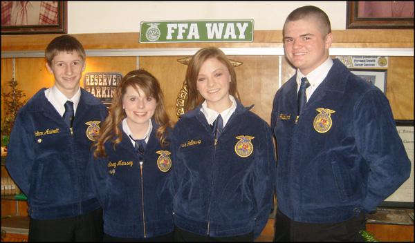 DHS Student Elected Area FFA Officer