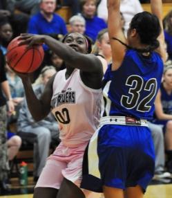 Amos' Double-Double Downs Lady Raiders