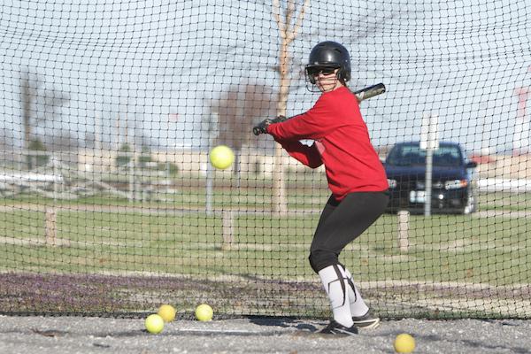 Softball Team Preparing For Season