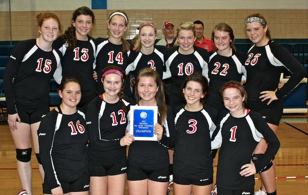 Eighth Grade Volleyball Wins Bernie Tournament