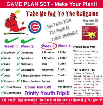 Trinity Youth Plan Trip to Cardinal Cubs Game
