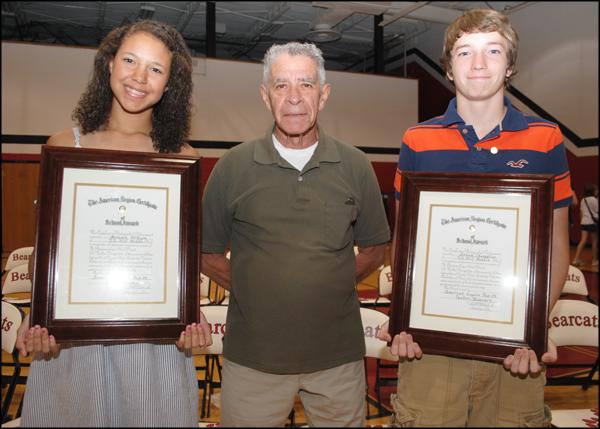 Students Earn Top American Legion Awards