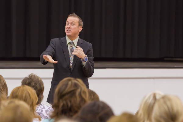 Ron Clark Speaks At Professional Development