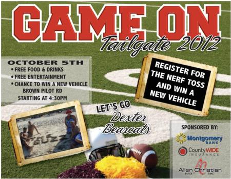 Game On Tailgate; Friday Night