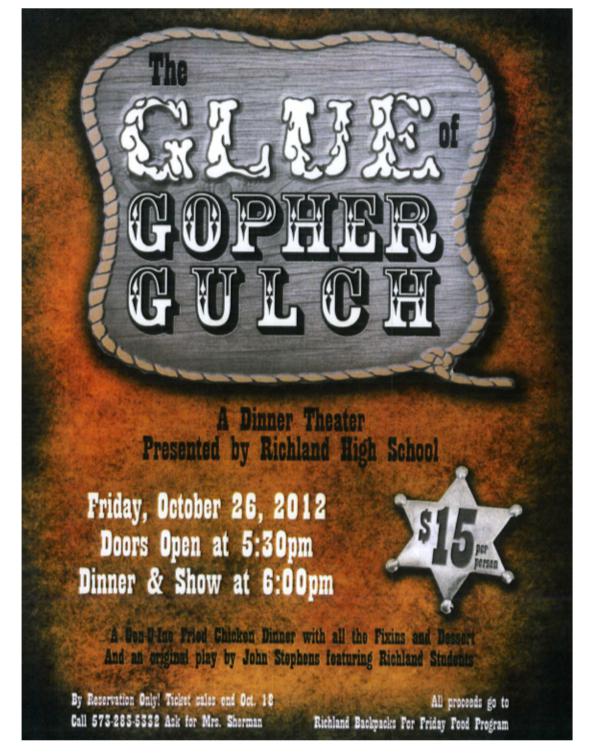 Richland's Dinner Theater: The Glue of Gopher Gulch