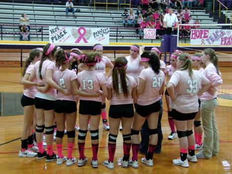Bloomfield Hosts Dig Pink Game