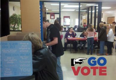 T.S. Hill Mid-Schools Holds Mock Elections