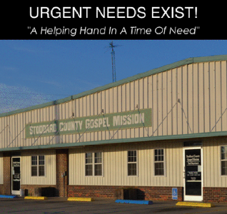 Urgent Needs Exist: Stoddard County Gospel Mission