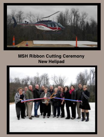 MSH Gets New Heliport