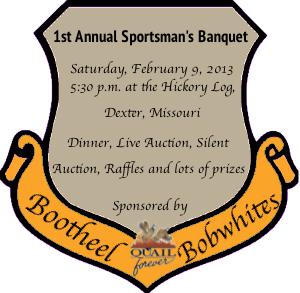 First Annual Sportsman's Banquet Saturday Night