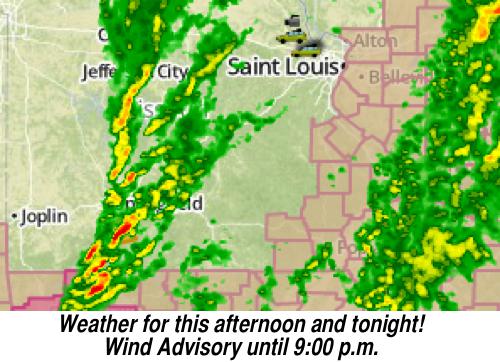 Potential Stormy Weather This Evening, Monday, February 18th