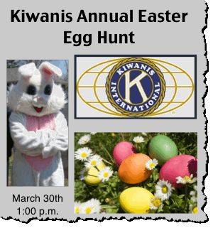 Kiwanis Annual Easter Egg Hunt