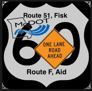 Route 60 Reduced to One Lane