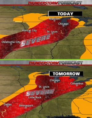 Potential Severe Thunderstorms Tonight