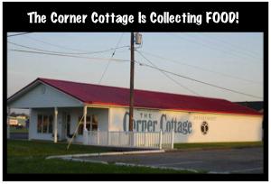 Corner Cottage Collecting Food for The Mission