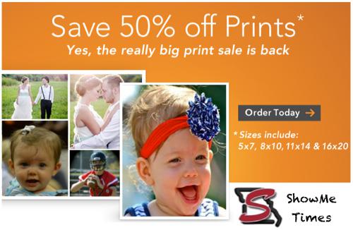 Get Your ShowMe Times Prints and Save 50%