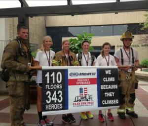 Local  Residents Participate in 9/11 Memorial Stair Climb