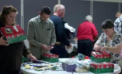 Upcoming Operation Christmas Child Packing Parties