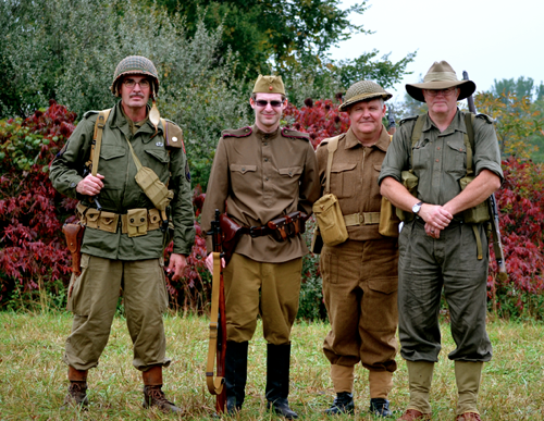 World War II Reenactment at Stars & Stripes