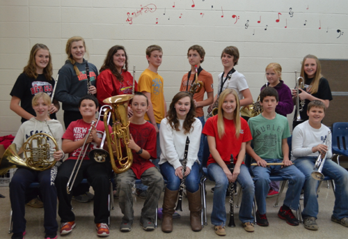 Middle School Students Earn All-District Band Honors