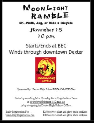 Moonlight Ramble 5k Fun on Friday