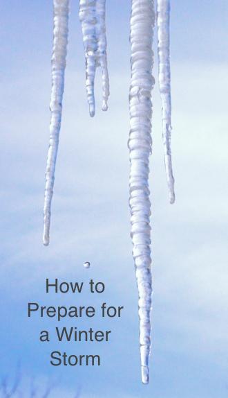 Before Winter Storms & Extreme Cold - PREPARE!