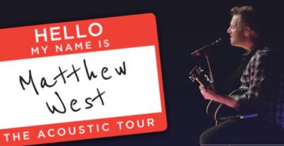 Matthew West to Kick Off Spring Tour