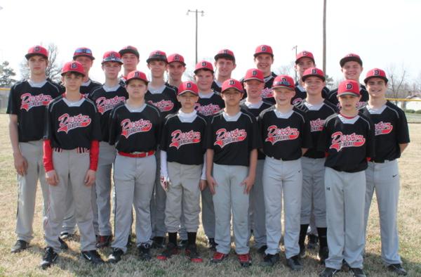 T.S. Hill Middle School Baseball Team 