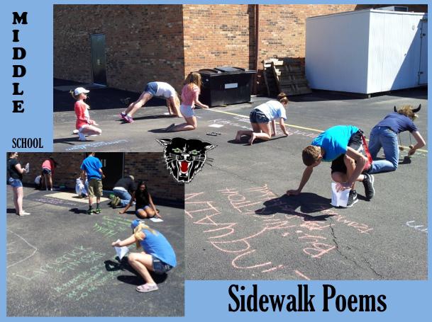 Sidewalk Poetry a Learning Experience